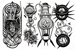 led zeppelin lantern tattoo idea