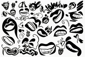smile tattoo idea