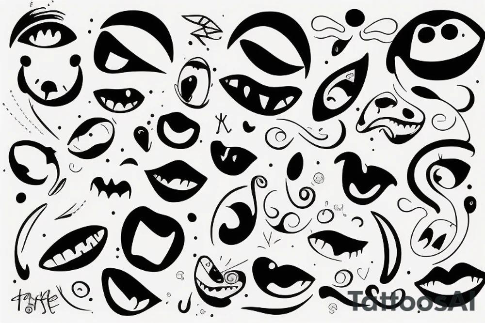 smile tattoo idea