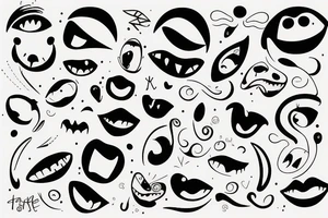 smile tattoo idea