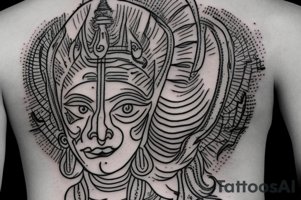 Mahadev on bullet tattoo idea