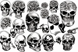 death and power tattoo idea