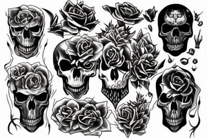 death and power tattoo idea