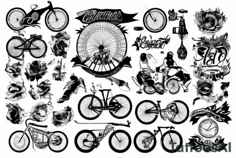 Ciclismo tattoo idea