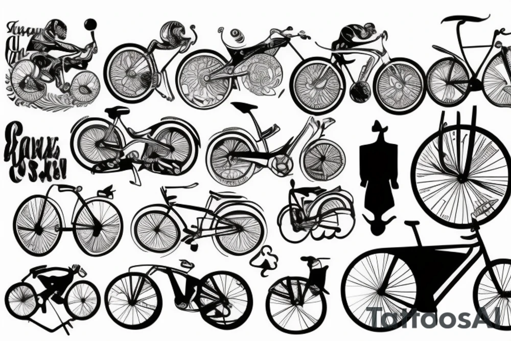 Ciclismo tattoo idea