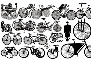 Ciclismo tattoo idea
