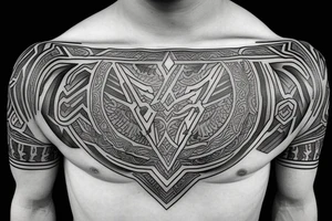 Kazakh warrior tattoo idea
