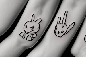 Miffy sat on the moon tattoo idea