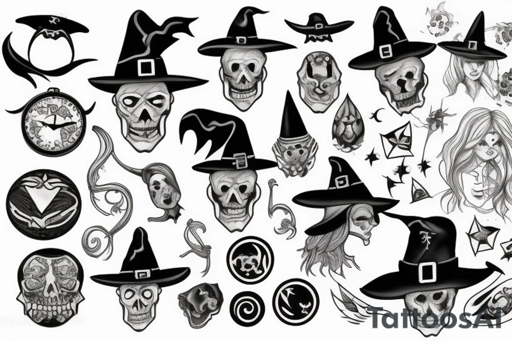 Witch tattoo idea