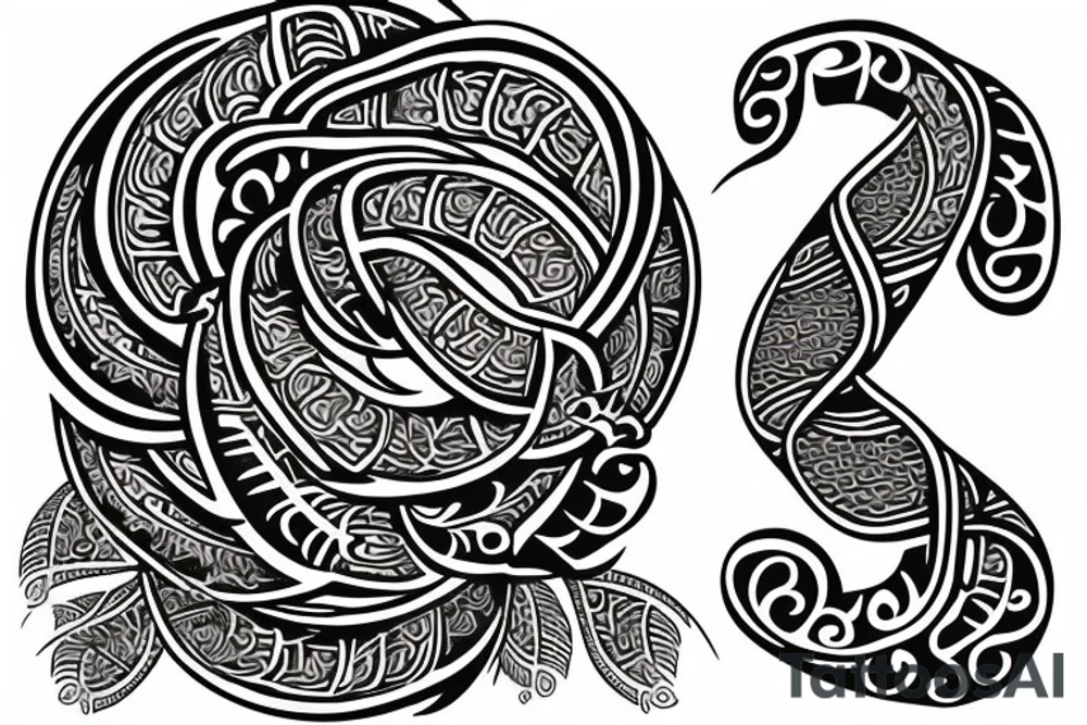 Marathi tattoo that combine the words  आई and ताई tattoo idea