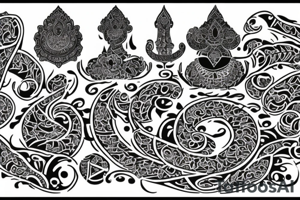 Marathi tattoo that combine the words  आई and ताई tattoo idea