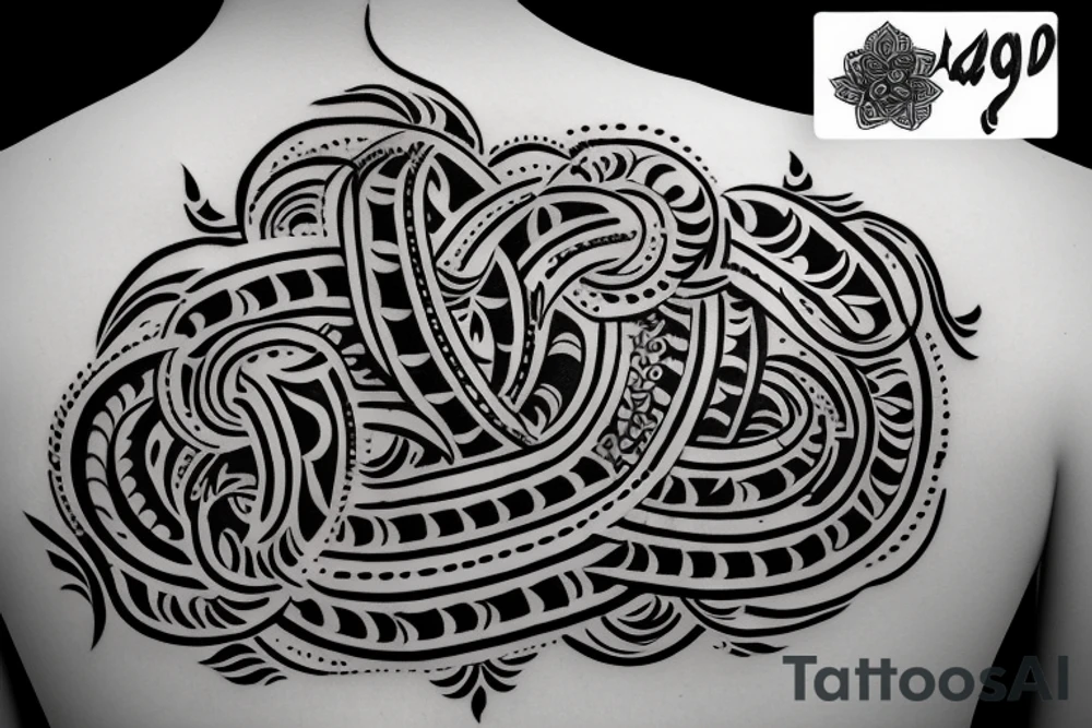 Marathi tattoo that combine the words  आई and ताई tattoo idea