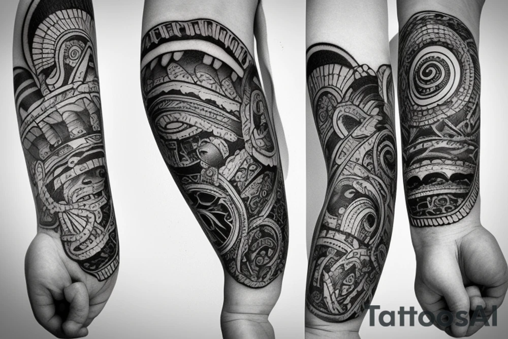 Family of elephants big and small tattoo idea