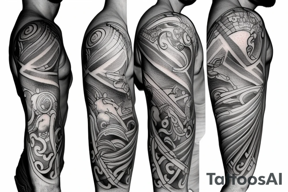 A greek god tattoo idea