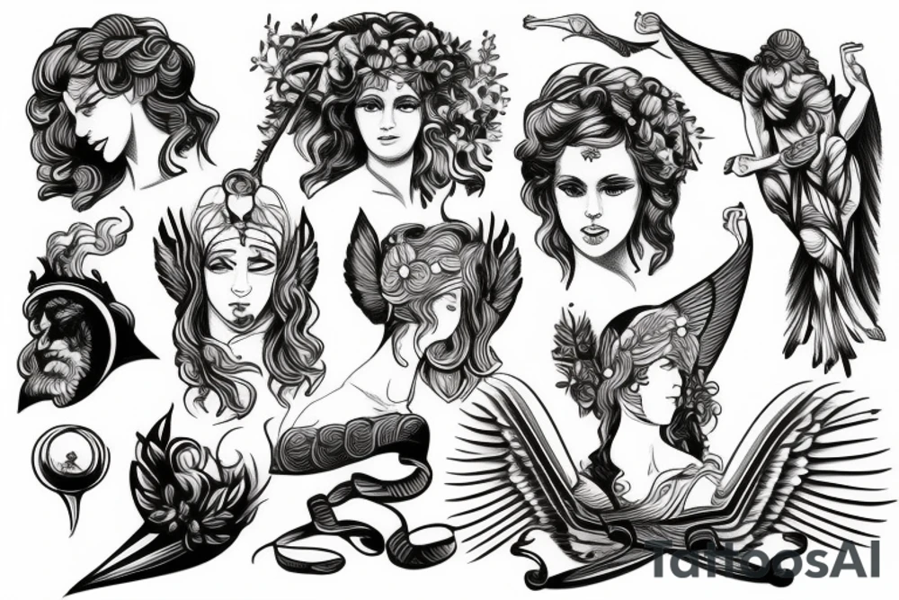 A greek god tattoo idea