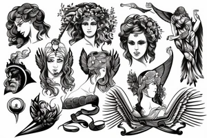 A greek god tattoo idea