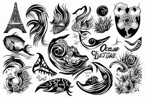 Ocean tattoo idea