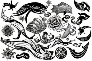 Ocean tattoo idea