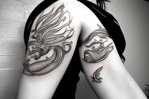 Ocean tattoo idea
