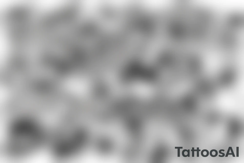 Donald duck and scooby doo tattoo idea