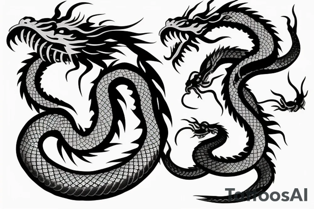 snake
dragon
asian dragon tattoo idea