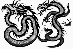 snake
dragon
asian dragon tattoo idea