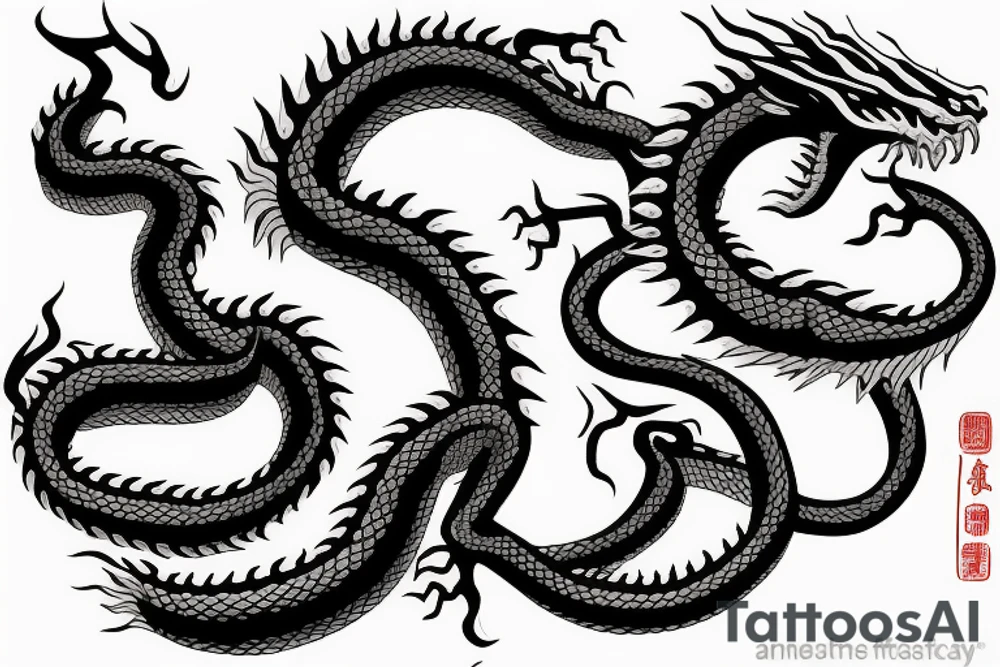 snake
dragon
asian dragon tattoo idea