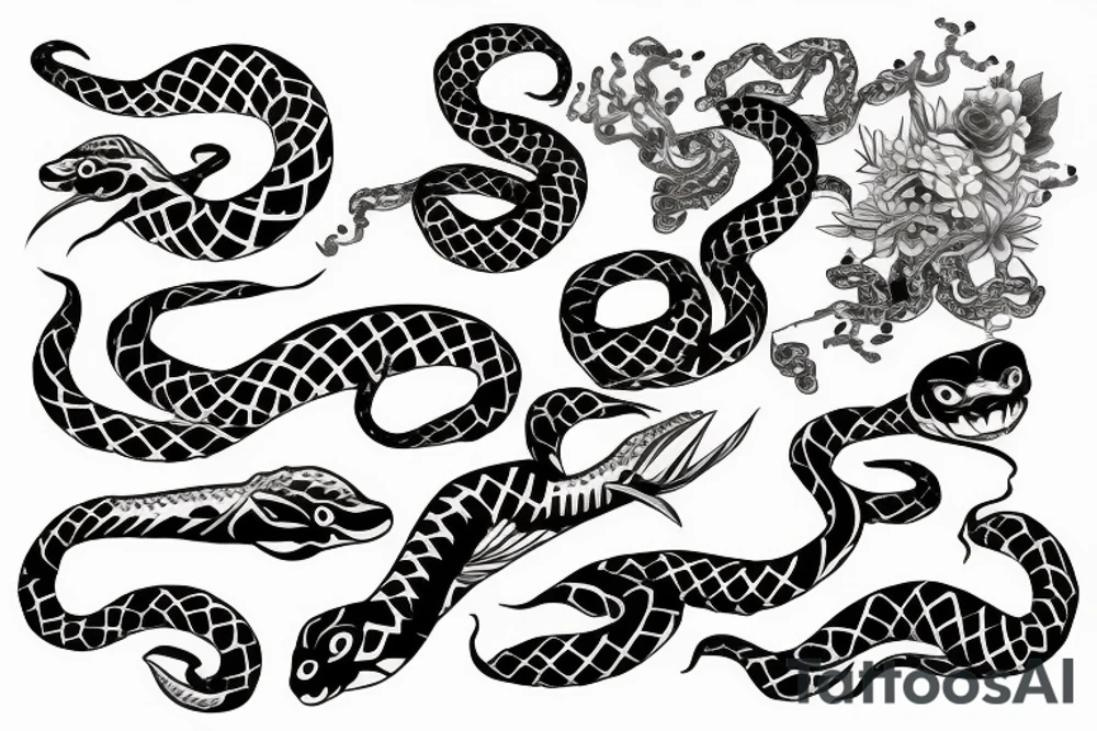snake tattoo idea