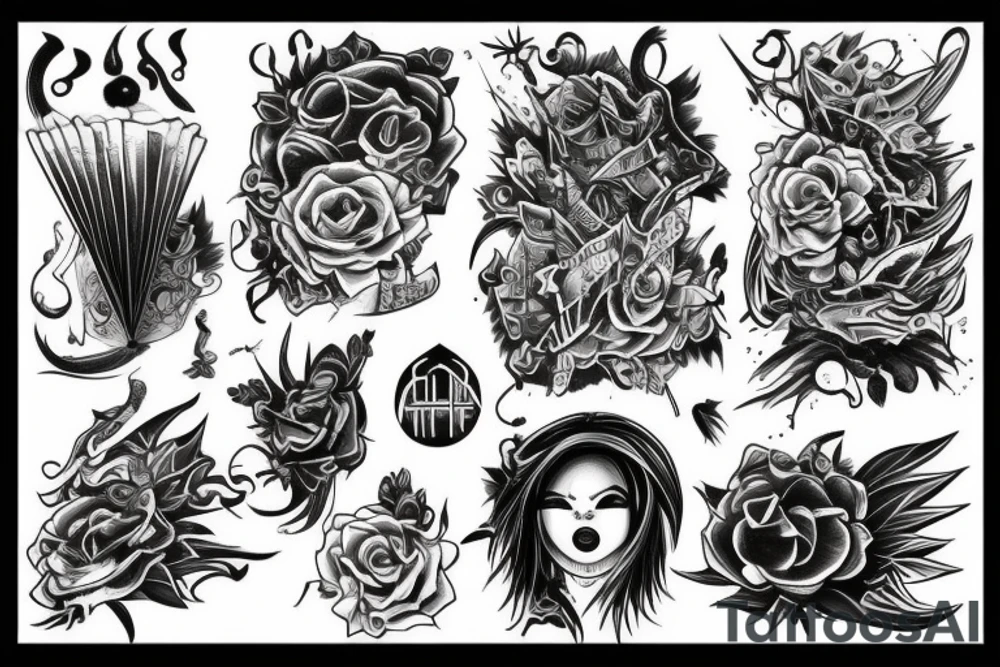 something related to the singer called Duki tattoo idea