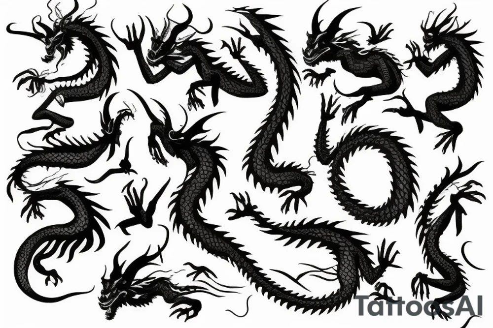 a dragon tattoo idea