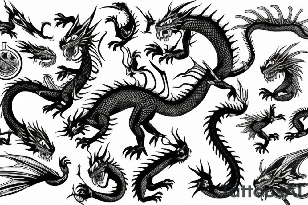 a dragon tattoo idea