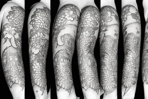 Iris flowers tattoo idea