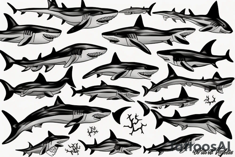 Shark tattoo idea