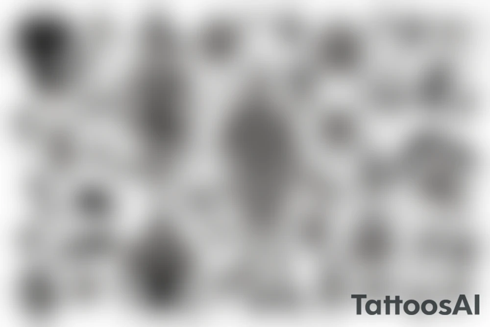 Man standing on top of world tattoo idea