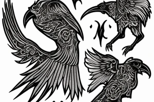 matron of ravens tattoo idea