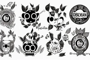 Pikchu obama vegan tattoo idea