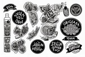 Vegan obama tattoo idea