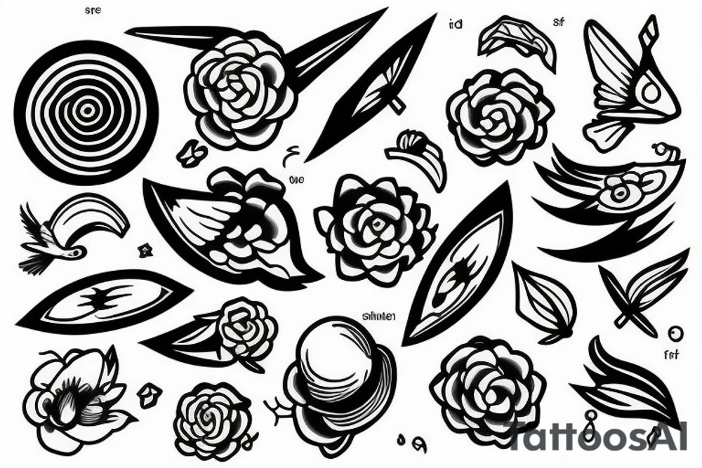 Flying spoon tattoo idea