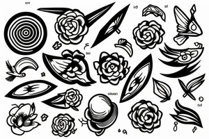 Flying spoon tattoo idea