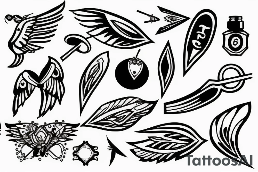 Flying spoon tattoo idea