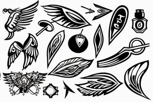 Flying spoon tattoo idea