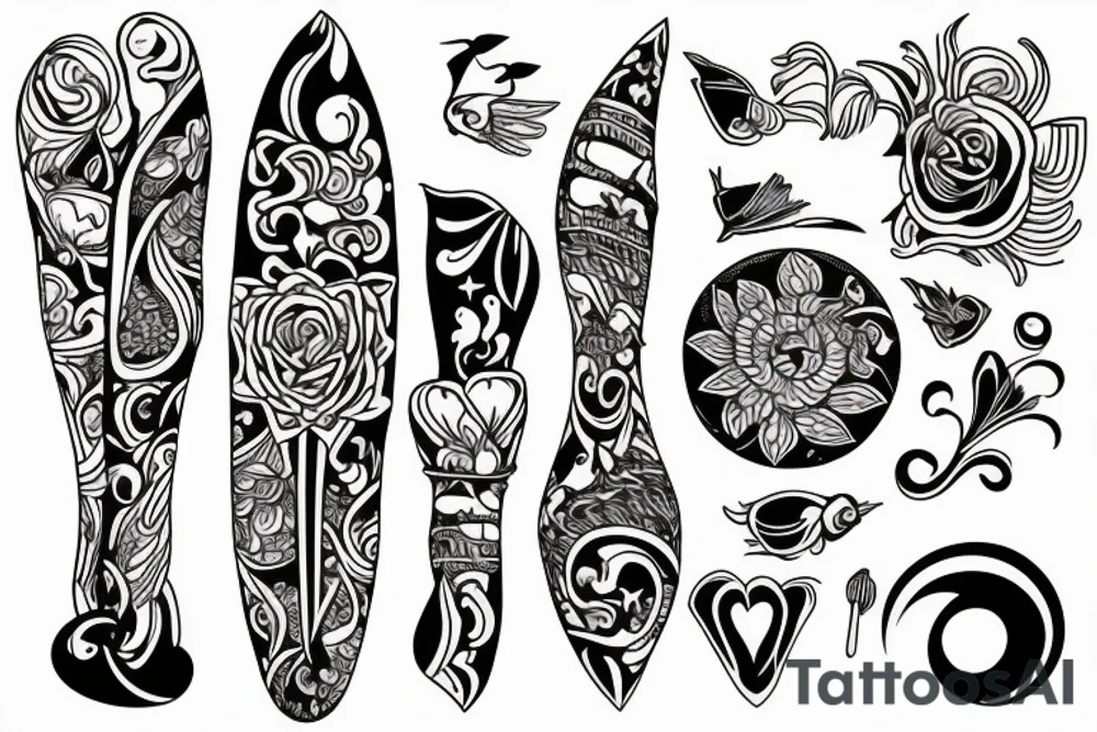 Flying spoon tattoo idea