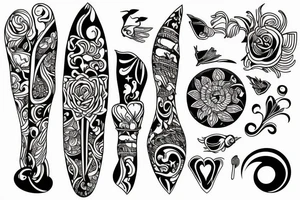 Flying spoon tattoo idea