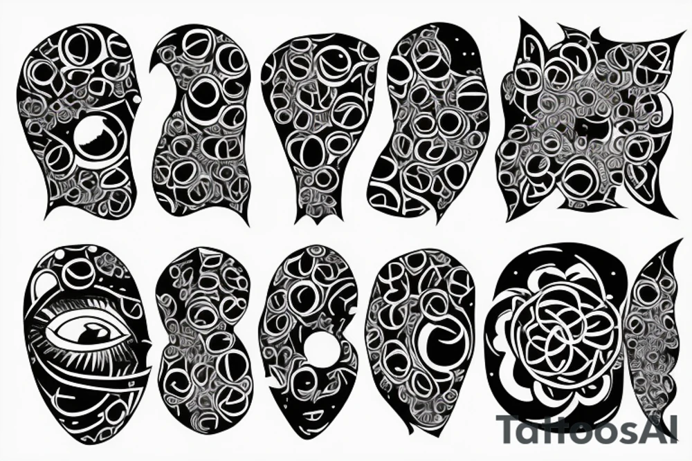 full moon tattoo for a tech person and a bodybuilder tattoo idea
