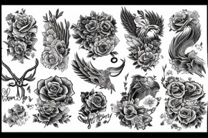 RNBW american traditional style tattoo idea