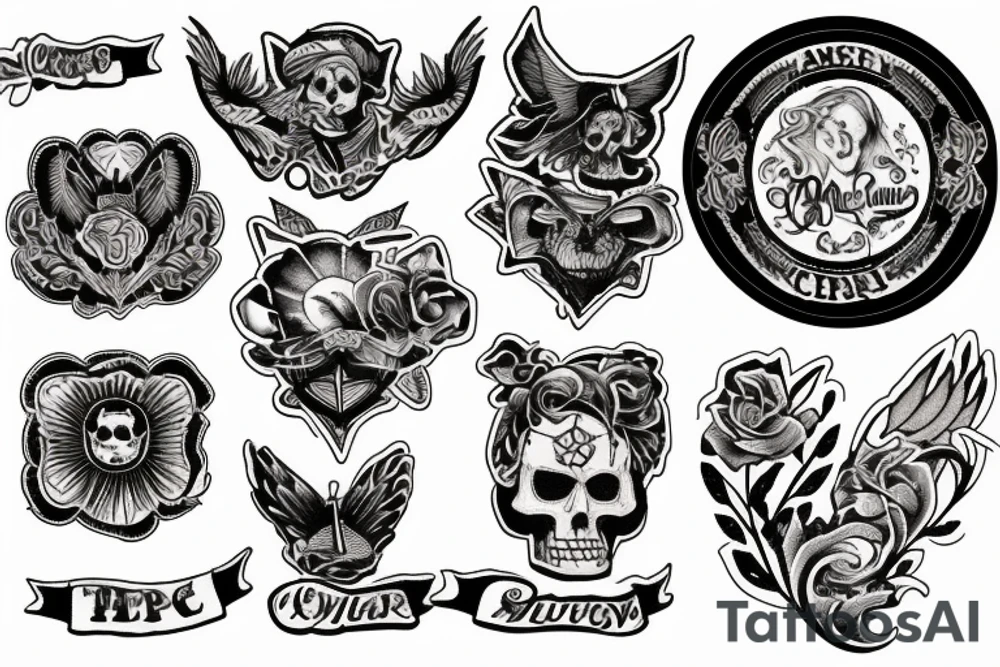 american traditional patch tattoo tattoo idea