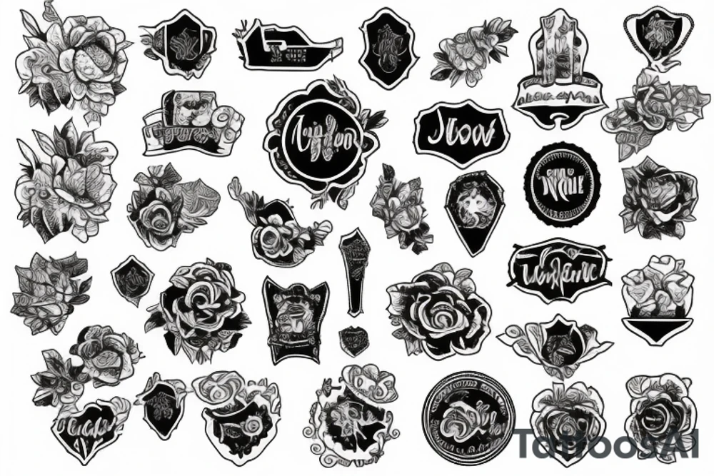 american traditional patch tattoo tattoo idea