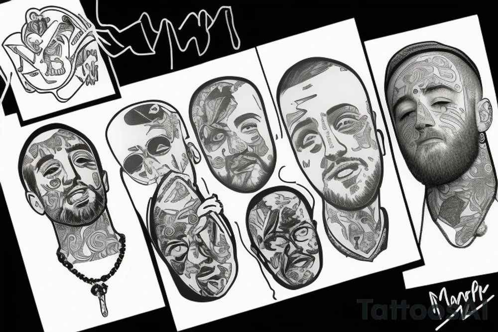 mac miller inspired tattoo tattoo idea