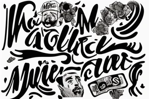 mac miller inspired tattoo tattoo idea