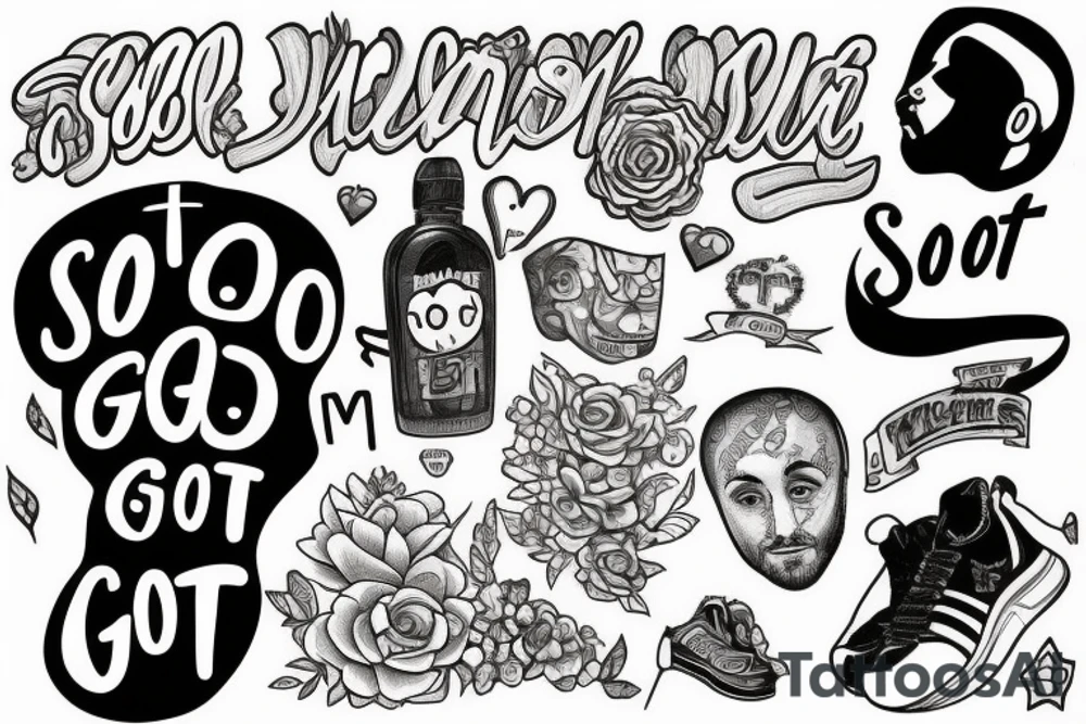 inspired by the song "so it goes" by mac miller tattoo idea